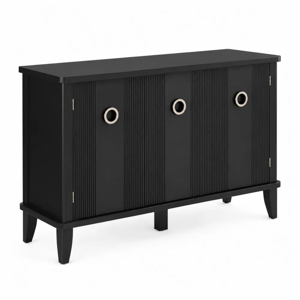 Credenza in Legno con Dettagli in Metallo